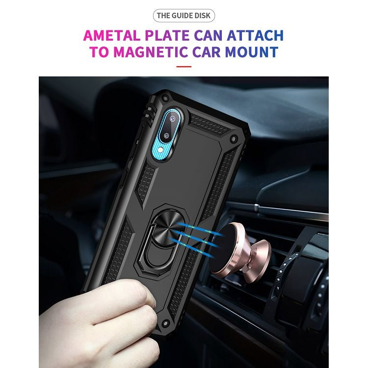 Shockproof TPU + PC Protective Case with 360 Degree Rotating Holder, For Samsung Galaxy A02 / M02, For LG K53, For Motorola Moto G Play (2021), For Motorola Moto G Stylus (2021)