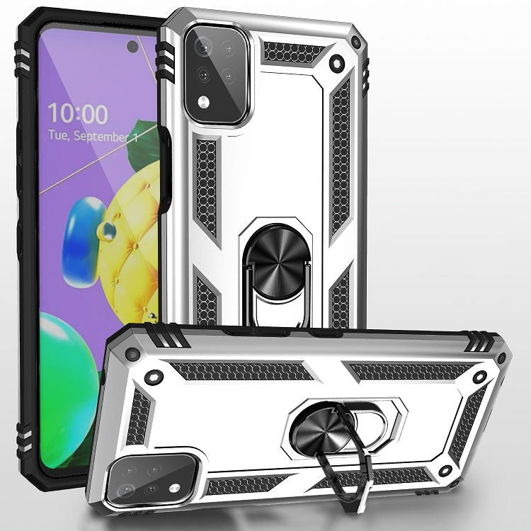 Shockproof TPU + PC Protective Case with 360 Degree Rotating Holder, For Samsung Galaxy A02 / M02, For LG K53, For Motorola Moto G Play (2021), For Motorola Moto G Stylus (2021)