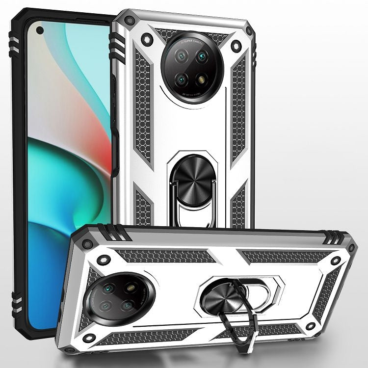 Shockproof TPU + PC Protective Case with 360 Degree Rotating Holder, For Xiaomi Mi 11, For Xiaomi Redmi Note 9