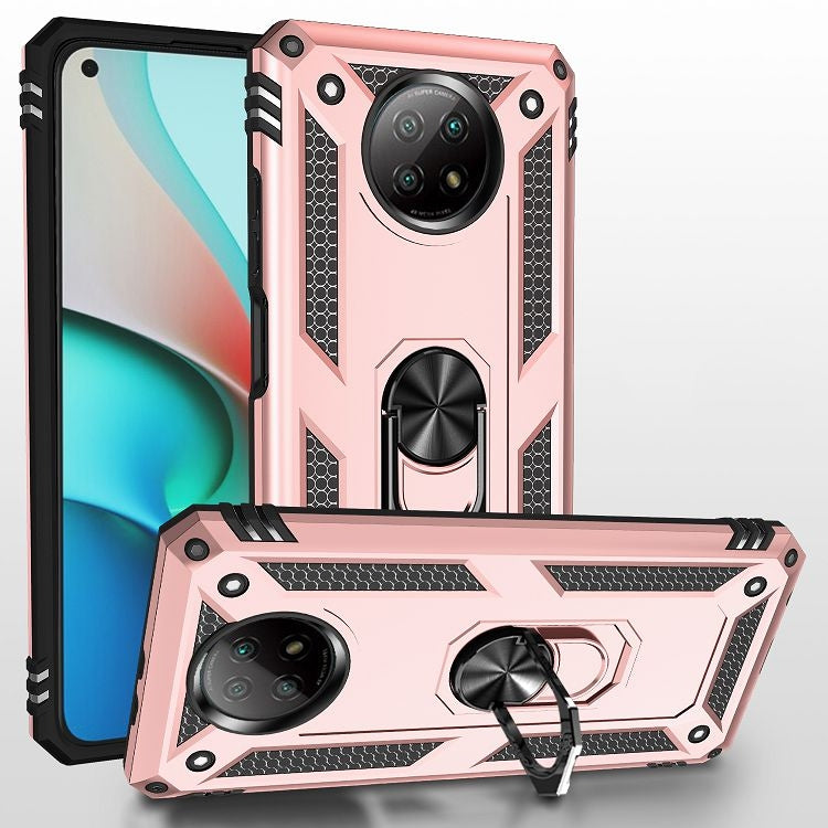 Shockproof TPU + PC Protective Case with 360 Degree Rotating Holder, For Xiaomi Mi 11, For Xiaomi Redmi Note 9