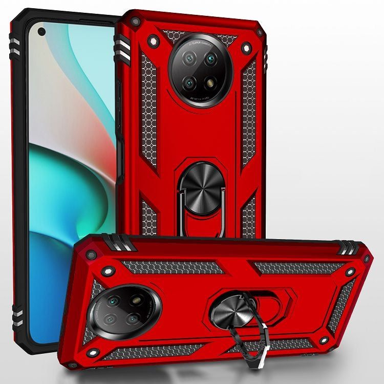 Shockproof TPU + PC Protective Case with 360 Degree Rotating Holder, For Xiaomi Mi 11, For Xiaomi Redmi Note 9