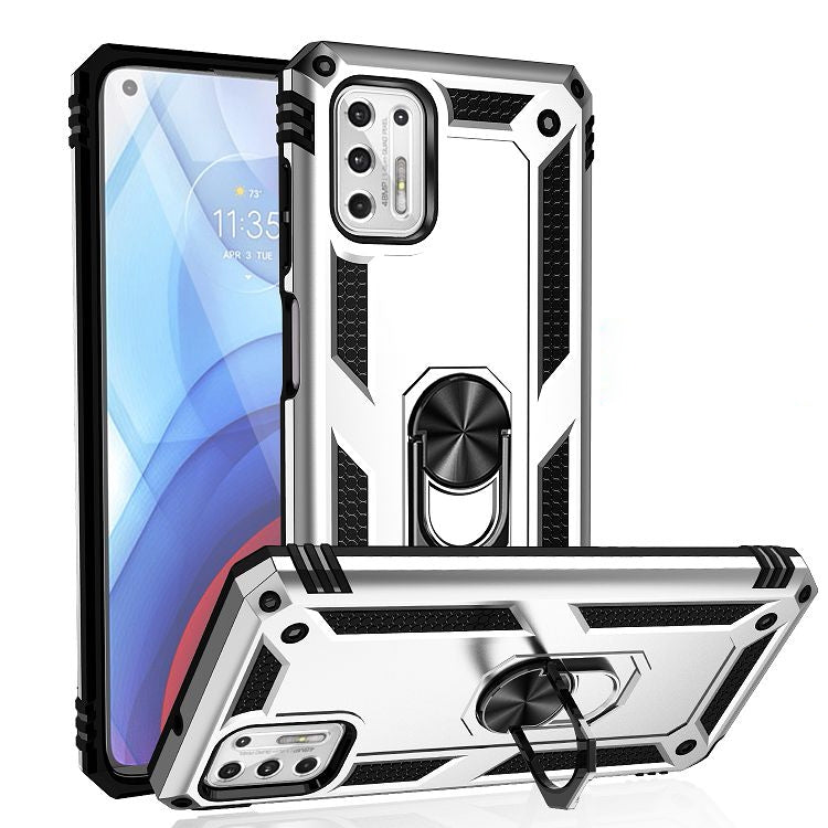 Shockproof TPU + PC Protective Case with 360 Degree Rotating Holder, For Samsung Galaxy A02 / M02, For LG K53, For Motorola Moto G Play (2021), For Motorola Moto G Stylus (2021)