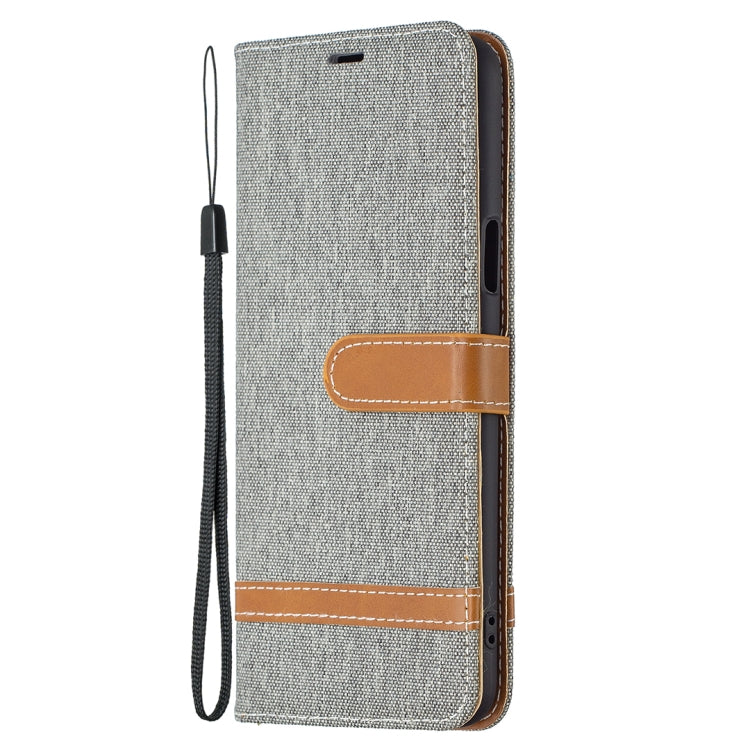 Color Matching Denim Texture Horizontal Flip Leather Case with Holder & Card Slots & Wallet & Lanyard, For LG K42, For Xiaomi Redmi Note 10 Pro