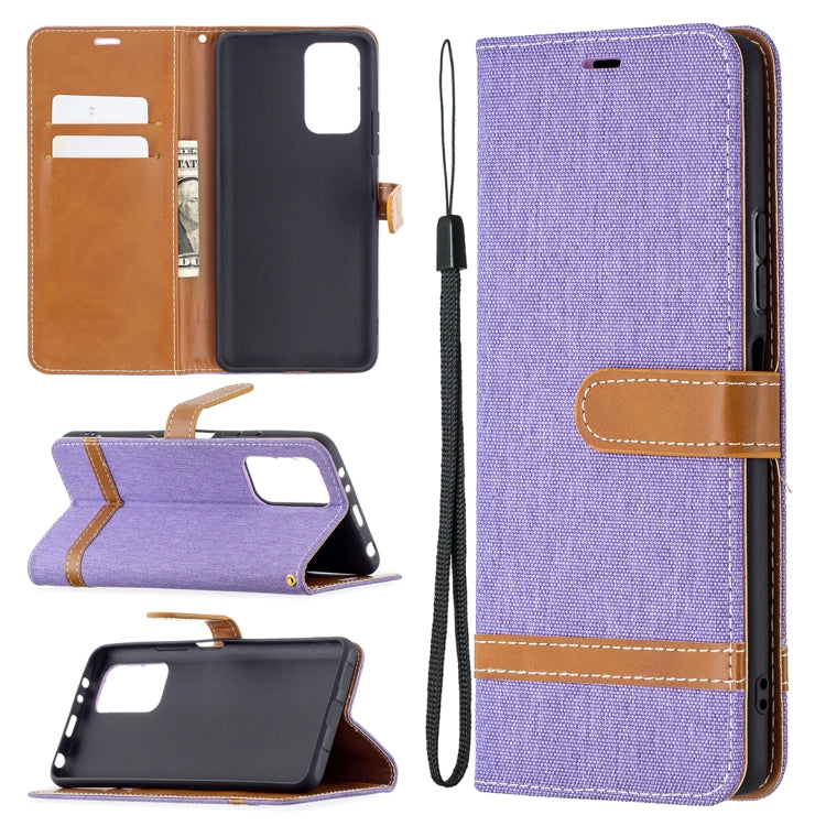 Color Matching Denim Texture Horizontal Flip Leather Case with Holder & Card Slots & Wallet & Lanyard, For LG K42, For Xiaomi Redmi Note 10 Pro