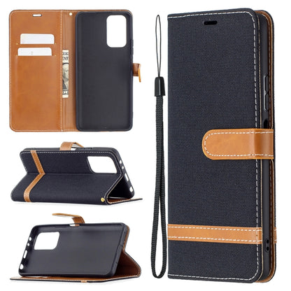 Color Matching Denim Texture Horizontal Flip Leather Case with Holder & Card Slots & Wallet & Lanyard, For LG K42, For Xiaomi Redmi Note 10 Pro
