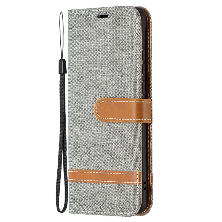 Color Matching Denim Texture Horizontal Flip Leather Case with Holder & Card Slots & Wallet & Lanyard, For Huawei P50 Pro, For Huawei P50