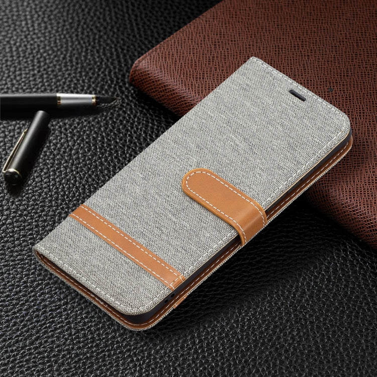 Color Matching Denim Texture Horizontal Flip Leather Case with Holder & Card Slots & Wallet & Lanyard, For Huawei P50 Pro, For Huawei P50