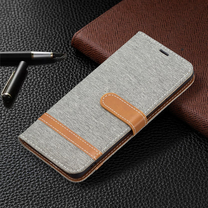 Color Matching Denim Texture Horizontal Flip Leather Case with Holder & Card Slots & Wallet & Lanyard, For Huawei P50 Pro, For Huawei P50