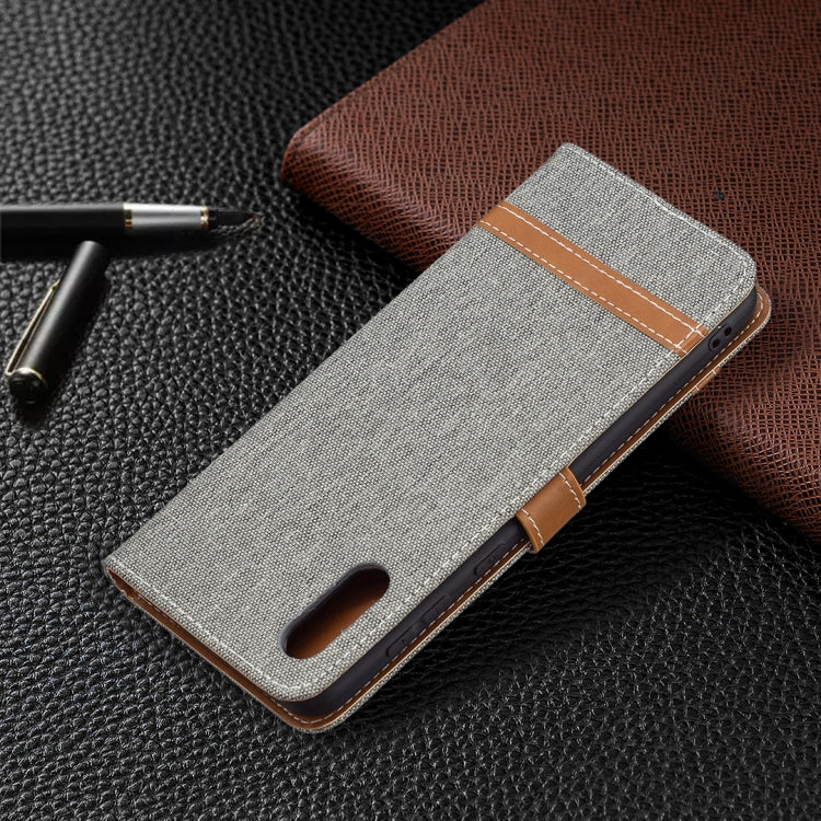 Color Matching Denim Texture Horizontal Flip Leather Case with Holder & Card Slots & Wallet & Lanyard, For Samsung Galaxy A02, For Samsung Galaxy A32 4G