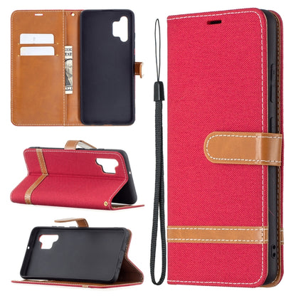 Color Matching Denim Texture Horizontal Flip Leather Case with Holder & Card Slots & Wallet & Lanyard, For Samsung Galaxy A02, For Samsung Galaxy A32 4G