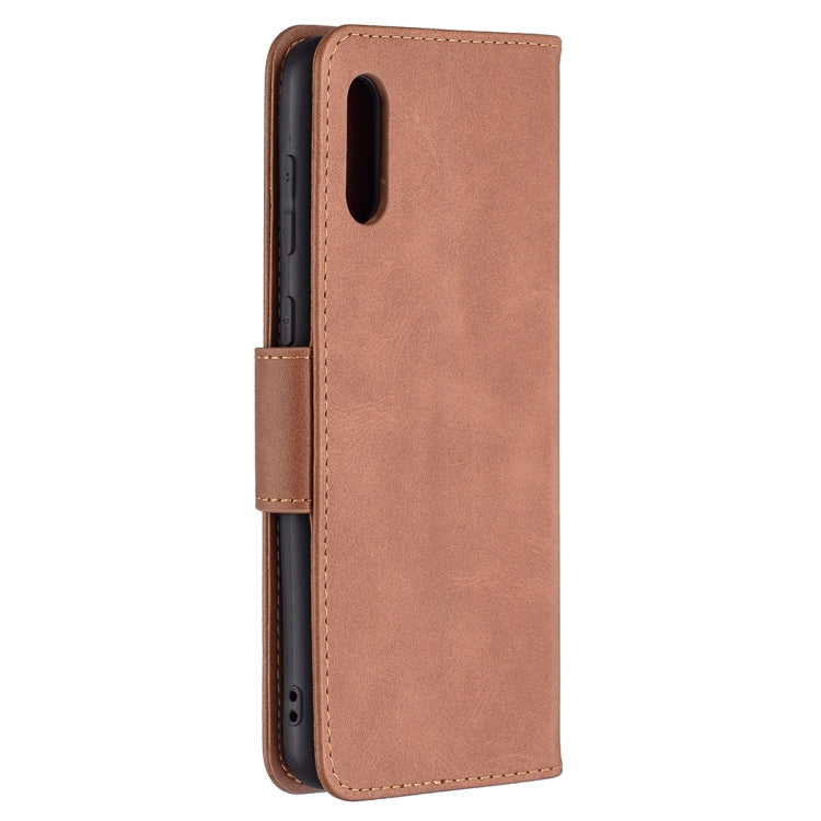 Retro Lambskin Texture Pure Color Horizontal Flip PU Leather Case with Holder & Card Slots & Wallet & Lanyard, For Samsung Galaxy A02, For Samsung Galaxy A32 4G