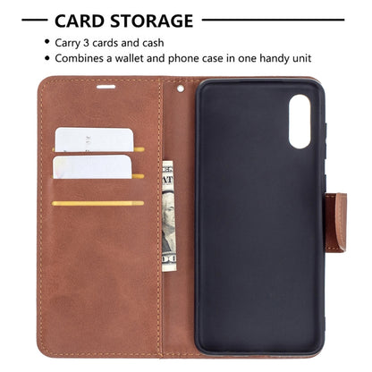 Retro Lambskin Texture Pure Color Horizontal Flip PU Leather Case with Holder & Card Slots & Wallet & Lanyard, For Samsung Galaxy A02, For Samsung Galaxy A32 4G