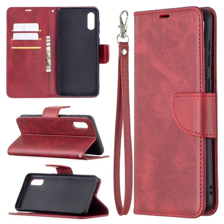 Retro Lambskin Texture Pure Color Horizontal Flip PU Leather Case with Holder & Card Slots & Wallet & Lanyard, For Samsung Galaxy A02, For Samsung Galaxy A32 4G