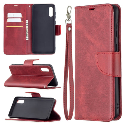Retro Lambskin Texture Pure Color Horizontal Flip PU Leather Case with Holder & Card Slots & Wallet & Lanyard, For Samsung Galaxy A02, For Samsung Galaxy A32 4G
