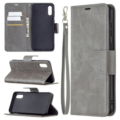 Retro Lambskin Texture Pure Color Horizontal Flip PU Leather Case with Holder & Card Slots & Wallet & Lanyard, For Samsung Galaxy A02, For Samsung Galaxy A32 4G
