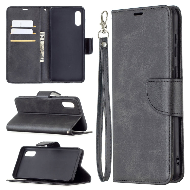 Retro Lambskin Texture Pure Color Horizontal Flip PU Leather Case with Holder & Card Slots & Wallet & Lanyard, For Samsung Galaxy A02, For Samsung Galaxy A32 4G