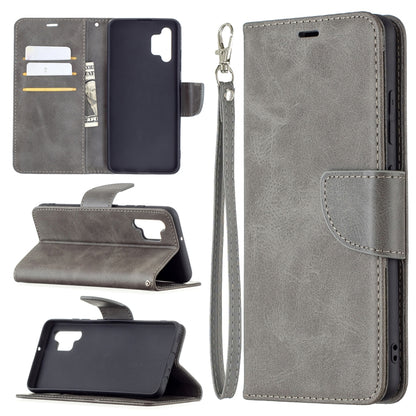 Retro Lambskin Texture Pure Color Horizontal Flip PU Leather Case with Holder & Card Slots & Wallet & Lanyard, For Samsung Galaxy A02, For Samsung Galaxy A32 4G