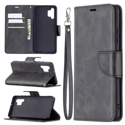 Retro Lambskin Texture Pure Color Horizontal Flip PU Leather Case with Holder & Card Slots & Wallet & Lanyard, For Samsung Galaxy A02, For Samsung Galaxy A32 4G