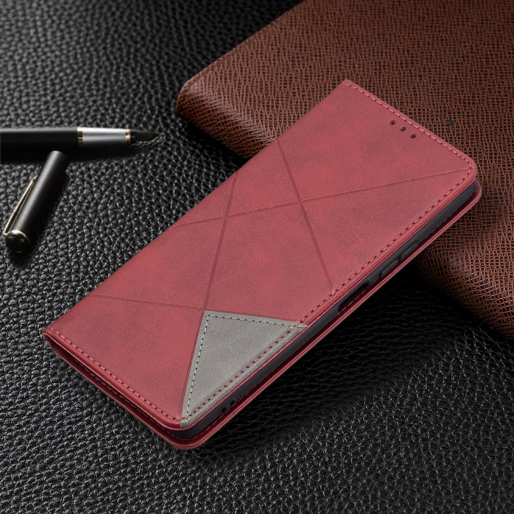 Rhombus Texture Horizontal Flip Magnetic Leather Case with Holder & Card Slots, For Xiaomi Redmi Note 10 Pro, For Huawei P50 Pro, For Huawei P50, For Samsung Galaxy A02, For Nokia C1 Plus