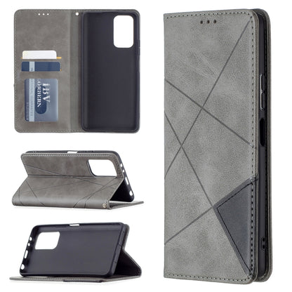 Rhombus Texture Horizontal Flip Magnetic Leather Case with Holder & Card Slots, For Xiaomi Redmi Note 10 Pro, For Huawei P50 Pro, For Huawei P50, For Samsung Galaxy A02, For Nokia C1 Plus