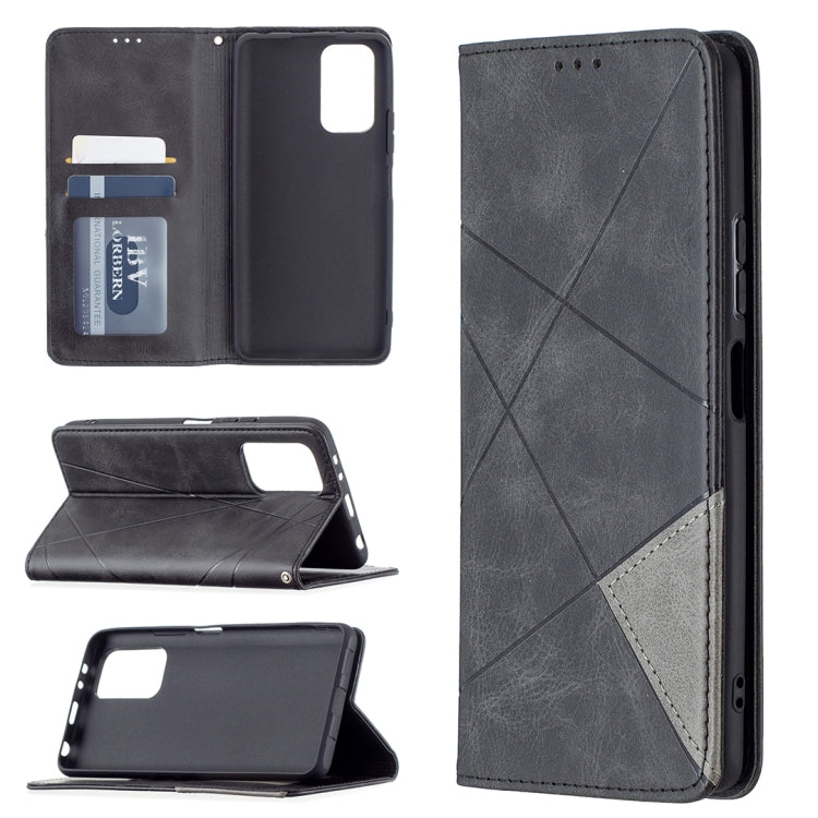 Rhombus Texture Horizontal Flip Magnetic Leather Case with Holder & Card Slots, For Xiaomi Redmi Note 10 Pro, For Huawei P50 Pro, For Huawei P50, For Samsung Galaxy A02, For Nokia C1 Plus