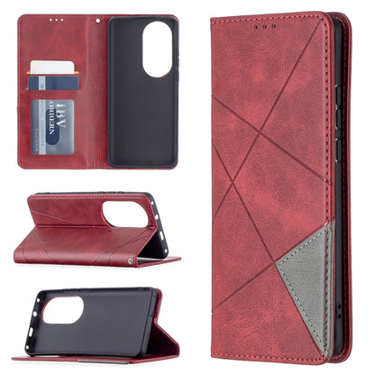Rhombus Texture Horizontal Flip Magnetic Leather Case with Holder & Card Slots, For Xiaomi Redmi Note 10 Pro, For Huawei P50 Pro, For Huawei P50, For Samsung Galaxy A02, For Nokia C1 Plus
