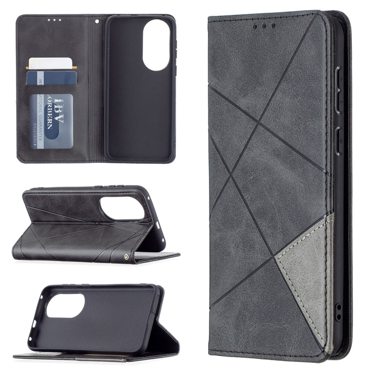 Rhombus Texture Horizontal Flip Magnetic Leather Case with Holder & Card Slots, For Xiaomi Redmi Note 10 Pro, For Huawei P50 Pro, For Huawei P50, For Samsung Galaxy A02, For Nokia C1 Plus