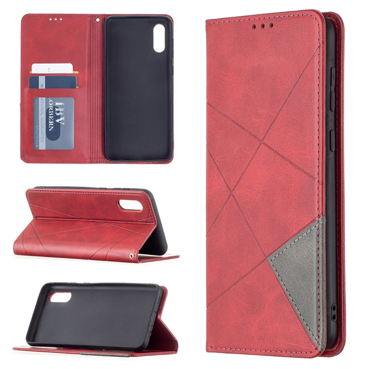 Rhombus Texture Horizontal Flip Magnetic Leather Case with Holder & Card Slots, For Xiaomi Redmi Note 10 Pro, For Huawei P50 Pro, For Huawei P50, For Samsung Galaxy A02, For Nokia C1 Plus