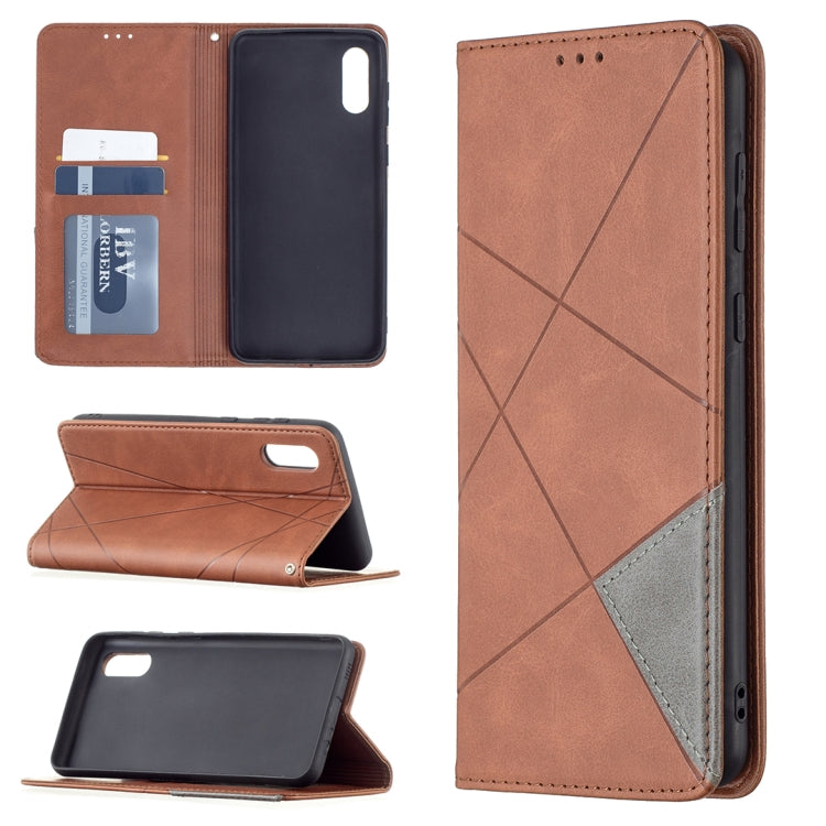 Rhombus Texture Horizontal Flip Magnetic Leather Case with Holder & Card Slots, For Xiaomi Redmi Note 10 Pro, For Huawei P50 Pro, For Huawei P50, For Samsung Galaxy A02, For Nokia C1 Plus