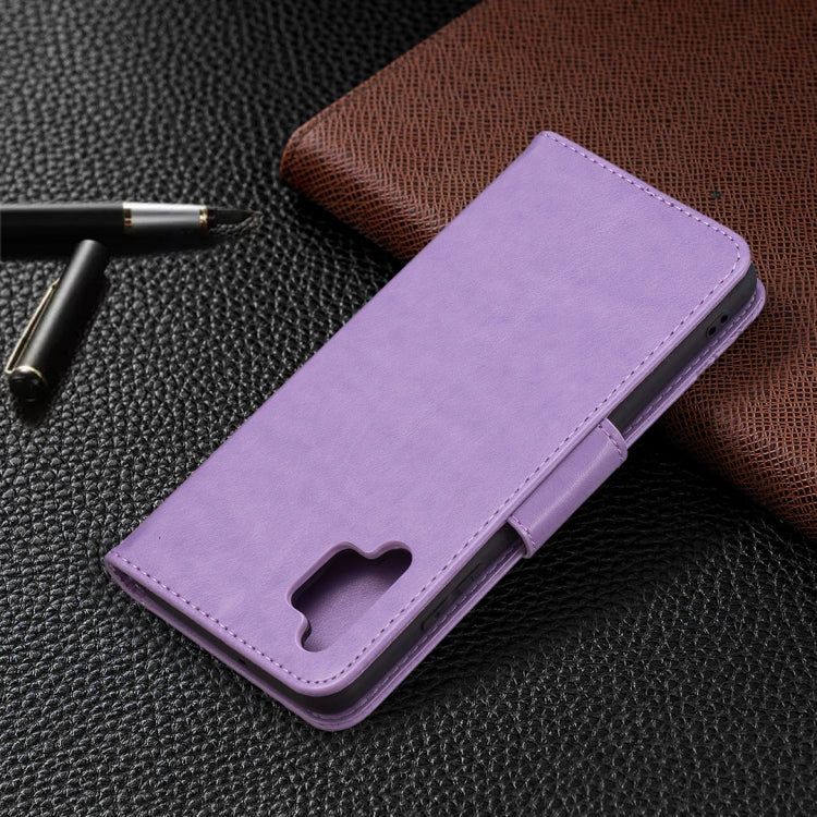 Two Butterflies Embossing Pattern Horizontal Flip Leather Case with Holder & Card Slot & Wallet & Lanyard, For Samsung Galaxy A32 4G
