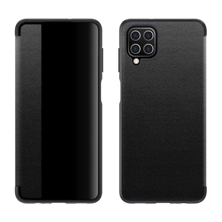 Magnetic Side Window View Shockproof Horizontal Flip Leather Case, For Samsung Galaxy A02s 164.2mm, For Samsung Galaxy A02s 166.5mm, For Samsung Galaxy A12, For Samsung Galaxy A32 5G, For Samsung Galaxy A42, For Samsung Galaxy A52 4G / 5G              ...