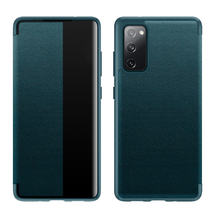 Magnetic Side Window View Shockproof Horizontal Flip Leather Case, For Samsung Galaxy A02s 164.2mm, For Samsung Galaxy A02s 166.5mm, For Samsung Galaxy A12, For Samsung Galaxy A32 5G, For Samsung Galaxy A42, For Samsung Galaxy A52 4G / 5G              ...