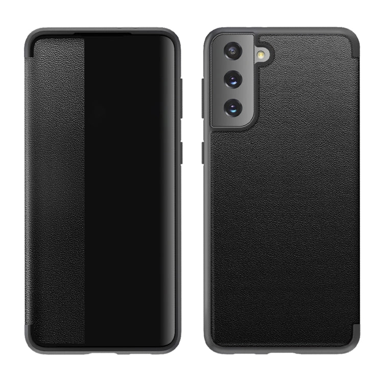 Magnetic Side Window View Shockproof Horizontal Flip Leather Case, For Samsung Galaxy A02s 164.2mm, For Samsung Galaxy A02s 166.5mm, For Samsung Galaxy A12, For Samsung Galaxy A32 5G, For Samsung Galaxy A42, For Samsung Galaxy A52 4G / 5G              ...