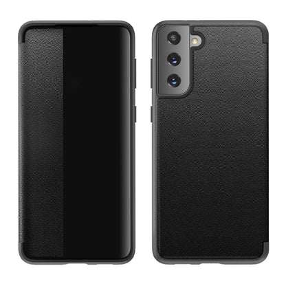 Magnetic Side Window View Shockproof Horizontal Flip Leather Case, For Samsung Galaxy A02s 164.2mm, For Samsung Galaxy A02s 166.5mm, For Samsung Galaxy A12, For Samsung Galaxy A32 5G, For Samsung Galaxy A42, For Samsung Galaxy A52 4G / 5G              ...