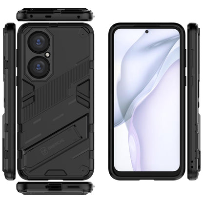 Punk Armor 2 in 1 PC + TPU Shockproof Case with Invisible Holder, For Huawei P50, For Huawei P50 Pro, For Xiaomi Mi 11 Ultra