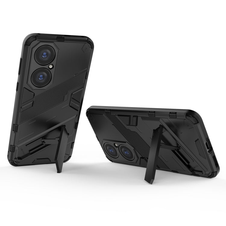 Punk Armor 2 in 1 PC + TPU Shockproof Case with Invisible Holder, For Huawei P50, For Huawei P50 Pro, For Xiaomi Mi 11 Ultra