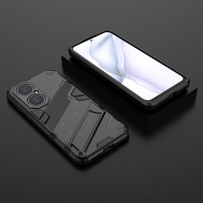 Punk Armor 2 in 1 PC + TPU Shockproof Case with Invisible Holder, For Huawei P50, For Huawei P50 Pro, For Xiaomi Mi 11 Ultra