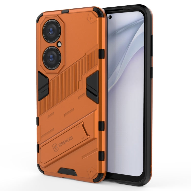 Punk Armor 2 in 1 PC + TPU Shockproof Case with Invisible Holder, For Huawei P50, For Huawei P50 Pro, For Xiaomi Mi 11 Ultra