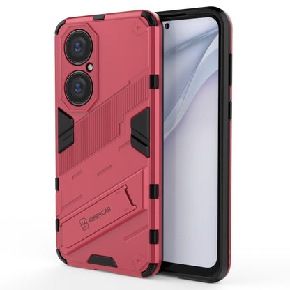 Punk Armor 2 in 1 PC + TPU Shockproof Case with Invisible Holder, For Huawei P50, For Huawei P50 Pro, For Xiaomi Mi 11 Ultra