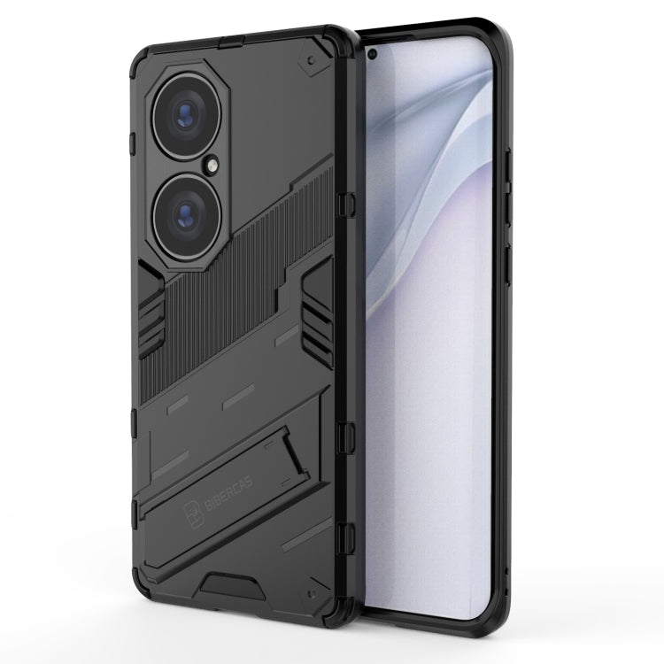 Punk Armor 2 in 1 PC + TPU Shockproof Case with Invisible Holder, For Huawei P50, For Huawei P50 Pro, For Xiaomi Mi 11 Ultra