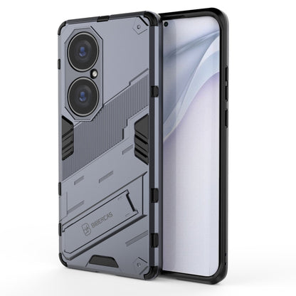 Punk Armor 2 in 1 PC + TPU Shockproof Case with Invisible Holder, For Huawei P50, For Huawei P50 Pro, For Xiaomi Mi 11 Ultra