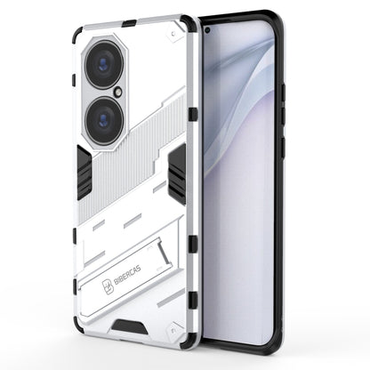 Punk Armor 2 in 1 PC + TPU Shockproof Case with Invisible Holder, For Huawei P50, For Huawei P50 Pro, For Xiaomi Mi 11 Ultra