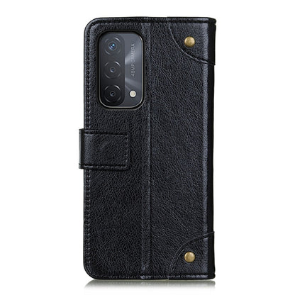 Copper Buckle Nappa Texture Horizontal Flip Leather Case with Holder & Card Slots & Wallet, For OnePlus 9R, For OPPO A54 4G, For OPPO A93 5G / A54 5G / A74 5G, For OPPO Realme 8 / Realme 8 Pro