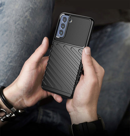 Thunderbolt Shockproof TPU Protective Soft Case, For Samsung Galaxy S21 FE, For Xiaomi Mi 11 Ultra