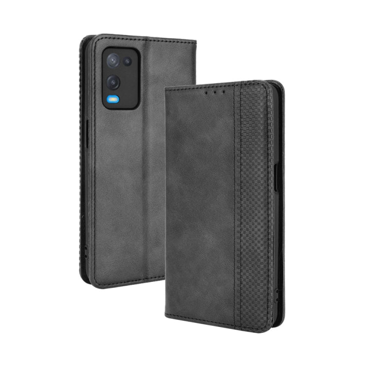 Magnetic Buckle Retro Crazy Horse Texture Horizontal Flip Leather Case with Holder & Card Slots & Photo Frame, For OPPO A54 4G, For OPPO A93 5G, For OPPO A94 4G / F19 Pro 4G / Reno5 F, For OPPO Find X3 Lite / Reno5 5G, For OPPO Realme C21              ...