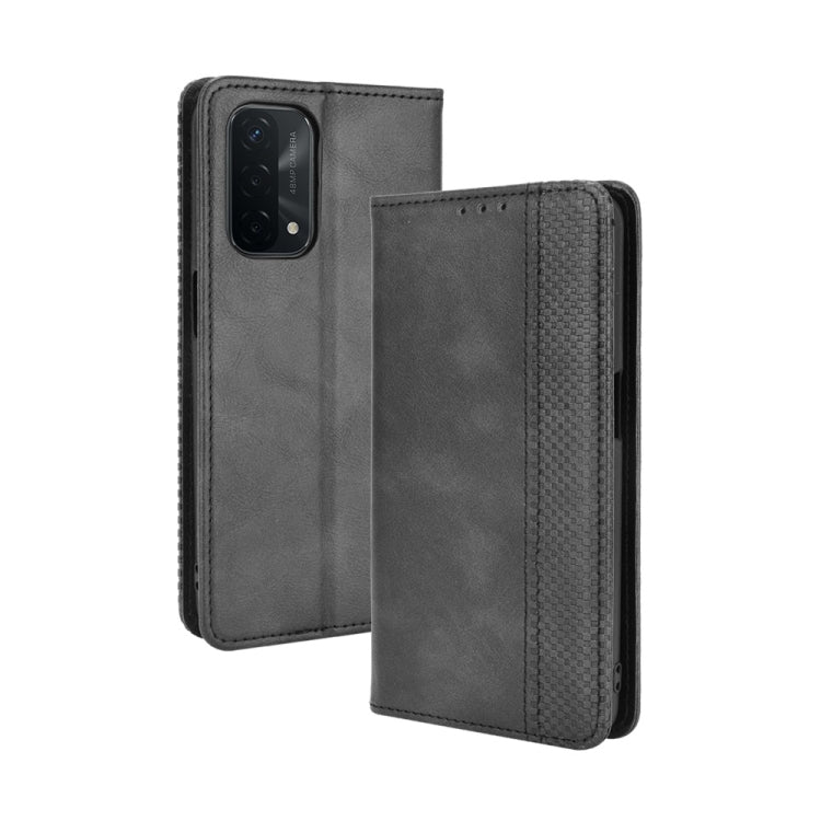 Magnetic Buckle Retro Crazy Horse Texture Horizontal Flip Leather Case with Holder & Card Slots & Photo Frame, For OPPO A54 4G, For OPPO A93 5G, For OPPO A94 4G / F19 Pro 4G / Reno5 F, For OPPO Find X3 Lite / Reno5 5G, For OPPO Realme C21              ...