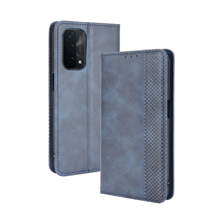 Magnetic Buckle Retro Crazy Horse Texture Horizontal Flip Leather Case with Holder & Card Slots & Photo Frame, For OPPO A54 4G, For OPPO A93 5G, For OPPO A94 4G / F19 Pro 4G / Reno5 F, For OPPO Find X3 Lite / Reno5 5G, For OPPO Realme C21              ...