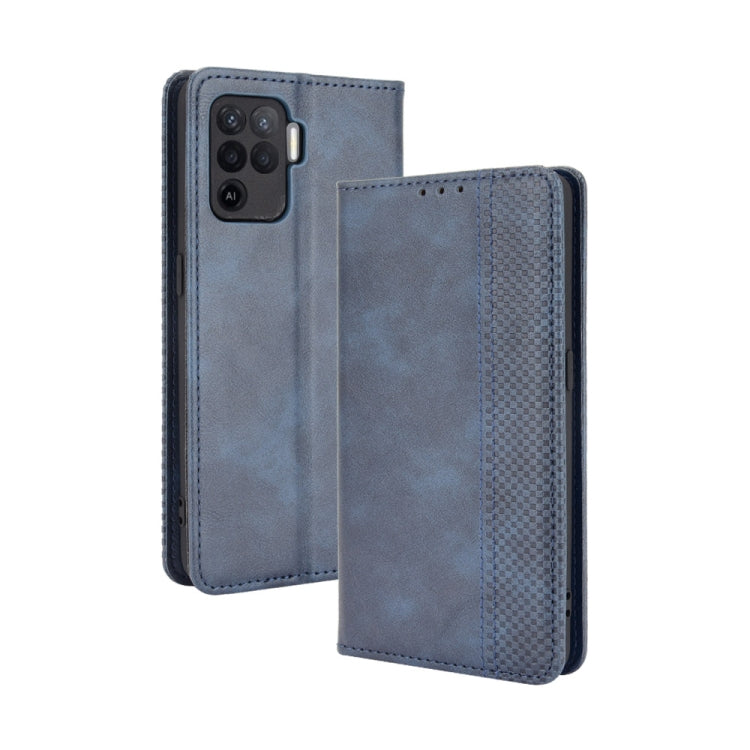 Magnetic Buckle Retro Crazy Horse Texture Horizontal Flip Leather Case with Holder & Card Slots & Photo Frame, For OPPO A54 4G, For OPPO A93 5G, For OPPO A94 4G / F19 Pro 4G / Reno5 F, For OPPO Find X3 Lite / Reno5 5G, For OPPO Realme C21              ...