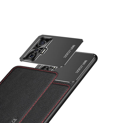 Frosted Metal + Leather Texture Protective Case, For OPPO Reno4 Pro, For vivo X50, For vivo S7, For vivo iQOO 5 5G, For iPhone 11