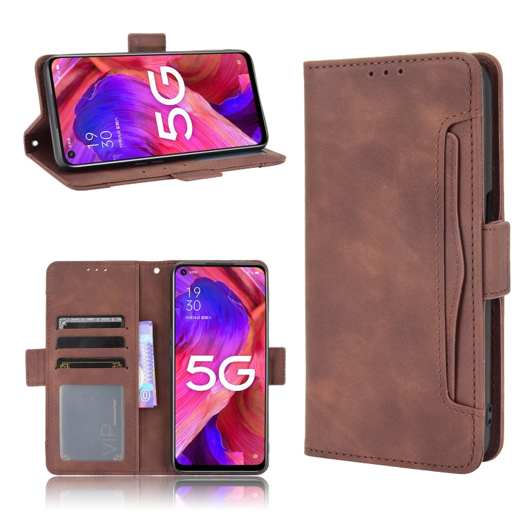Skin Feel Calf Pattern Horizontal Flip Leather Case with Holder & Card Slots & Photo Frame, For OPPO A54, For OPPO A93 5G, For OPPO A94 4G/F19 Pro 4G/Reno5 F/Reno5 Lite, For OPPO Find X3 Lite / Reno5 5G
